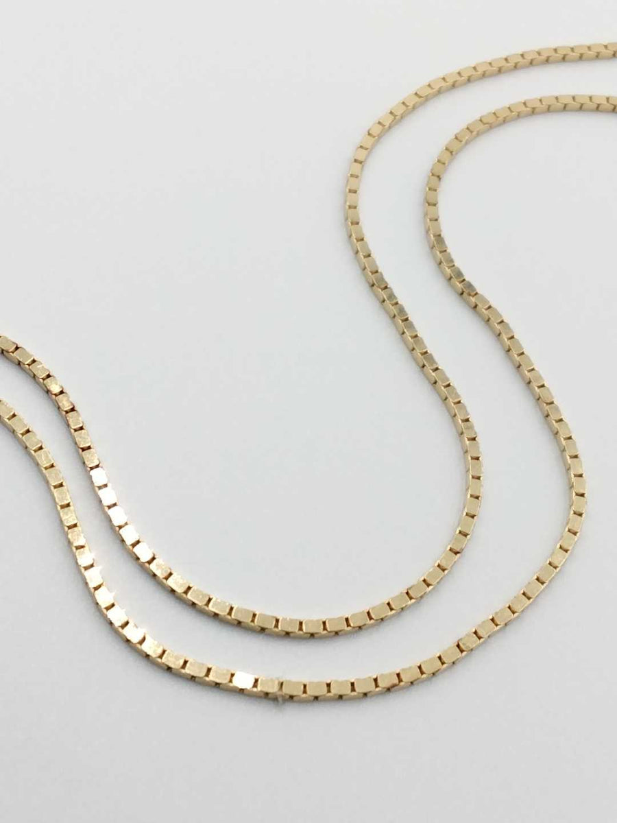 Box Chain - Yellow Gold 14k (.585) 6.6 grams 20 inch