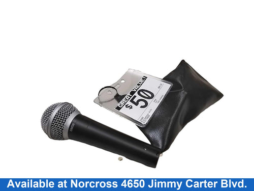Shure Sm58 Black Corded Microphone