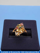 Women's Ring - Mother's - Yellow Gold 14k (.585) 2.9 grams Size 8