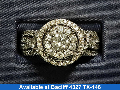 Women's Ring - White Gold 14k (.585) 9.1 grams Size 10.5