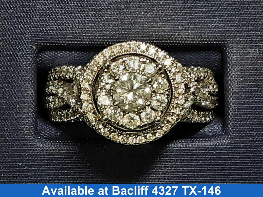 Women's Ring - White Gold 14k (.585) 9.1 grams Size 10.5