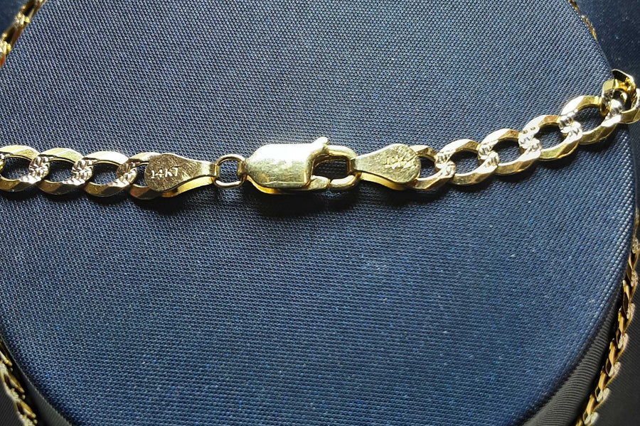 Chain - Yellow Gold 14k (.585) 19.6 grams 22 inch