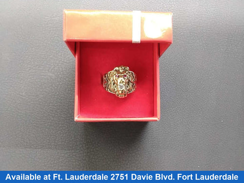 Men's Ring - Yellow Gold 10k (.417) 3.3 grams Size 9