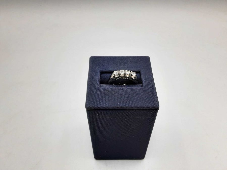 Women's Ring - Anniversary - White Gold 14k (.585) 3.4 grams Size 20