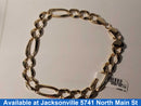 Figaro Bracelet - Yellow Gold 14k (.585) 21 grams 9 inch