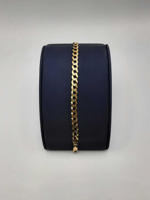 Cuban Link Bracelet - Yellow Gold 10k (.417) 9.7 grams 8 inch
