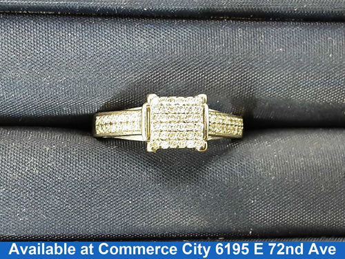 Women's Ring - White Gold 10k (.417) 2.5 grams Size 6