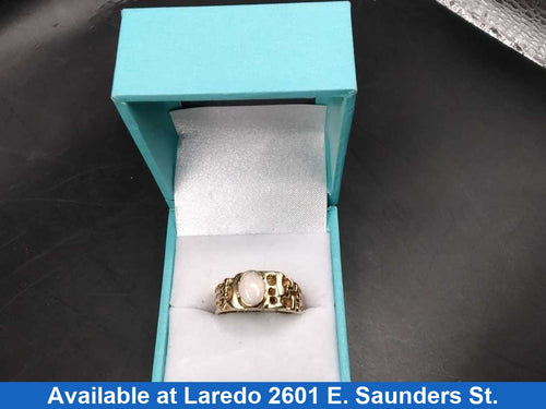 Men's Ring - Yellow Gold 10k (.417) 5.3 grams Size 10
