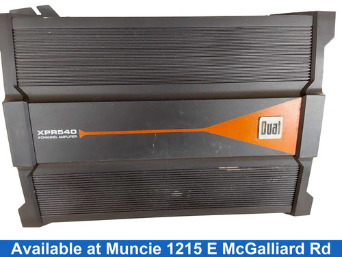 Dual Xpr540 Black Car Audio Amplifier