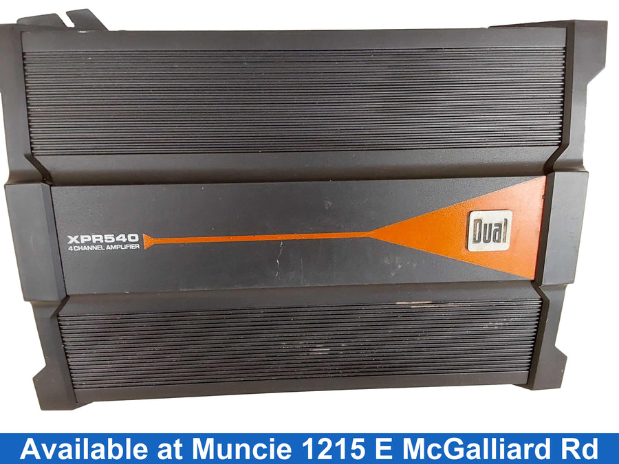 Dual Xpr540 Black Car Audio Amplifier