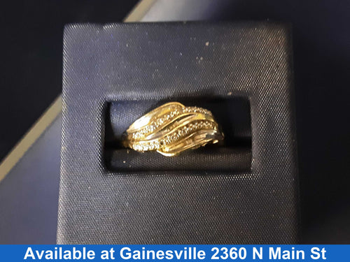 Women's Ring - Yellow Gold 10k (.417) 2.4 grams Size 7