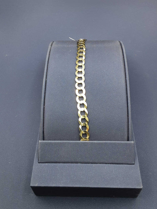Cuban Link Bracelet - Yellow Gold 10k (.417) 11.7 grams 8 inch