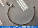 Tennis Bracelet - White Gold 10k (.417) 8.8 grams 7 inch