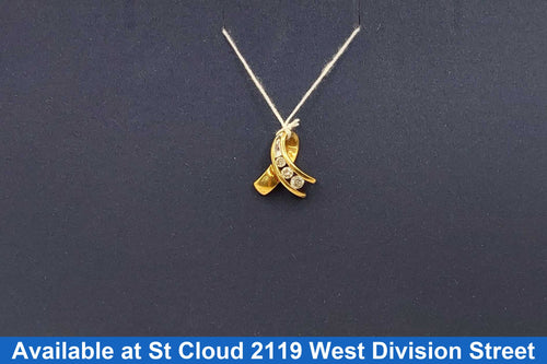 Diamond Pendant - Yellow Gold 10k (.417) 1.91 grams