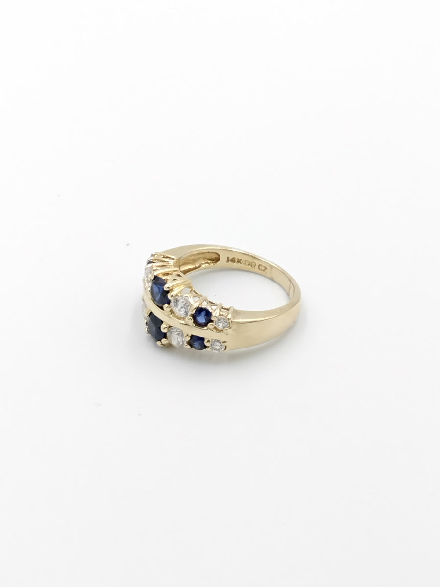 Women's Ring - Yellow Gold 14k (.585) 4.2 grams Size 6