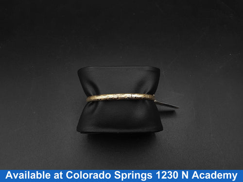 Bangle Bracelet - Yellow Gold 14k (.585) 4.8 grams 8 inch