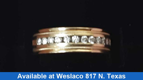 Ring - Wedding Band - Yellow Gold 10k (.417) 6.1 grams Size 11