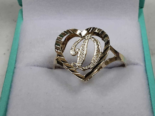 Women's Ring - Yellow Gold 10k (.417) 1.7 grams Size 12.5