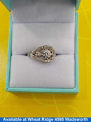 Women's Ring - White Gold 14k (.585) 3.4 grams Size 20