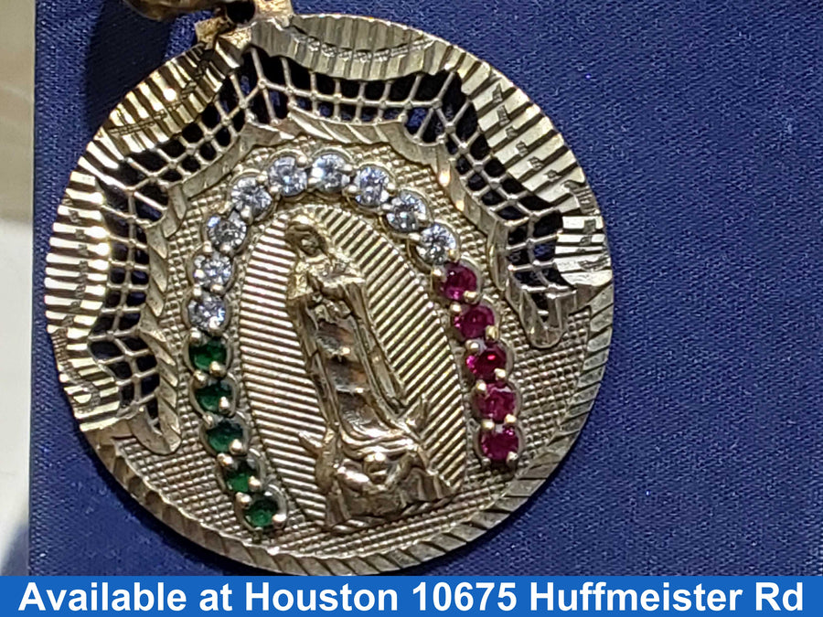 Religious Pendant - Yellow Gold 10k (.417) 7.2 grams