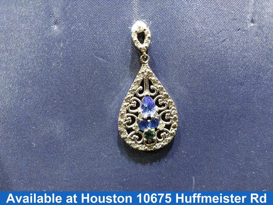 Symbol Pendant - White Gold 10k (.417) 4.3 grams