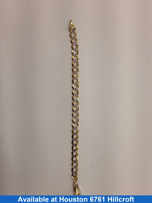 Bracelet - Yellow Gold 10k (.417) 8 grams 7 inch