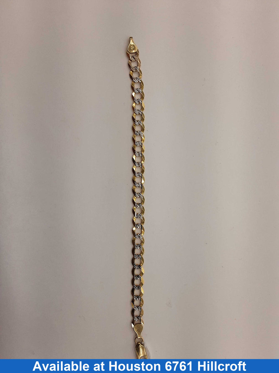 Bracelet - Yellow Gold 10k (.417) 8 grams 7 inch