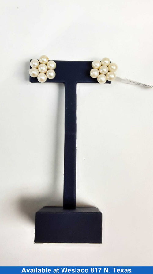 Earrings - White Gold 14k (.585) 4 grams