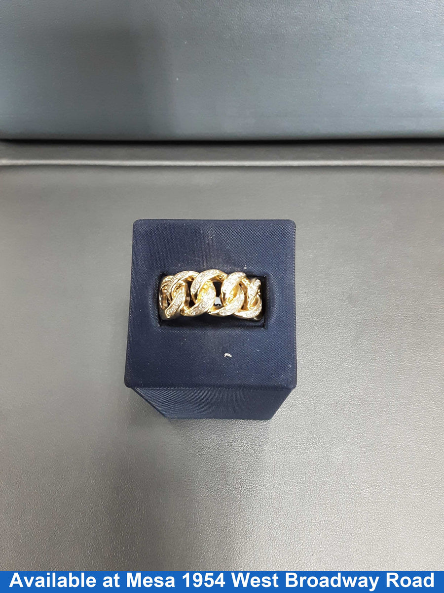 Men's Ring - Yellow Gold 14k (.585) 8 grams Size 11