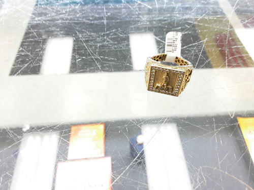 Men's Ring - Yellow Gold 10k (.417) 6.7 grams Size 11