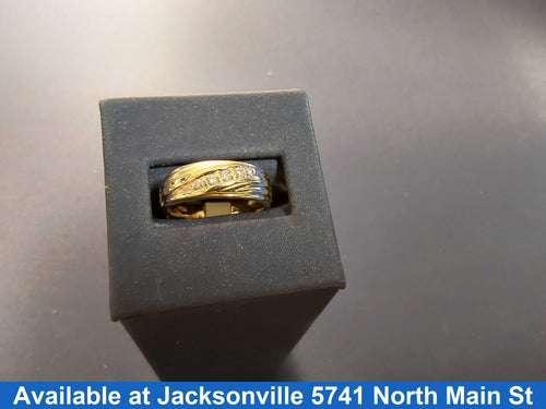 Ring - Wedding Band - Yellow Gold 14k (.585) 4.7 grams Size 8