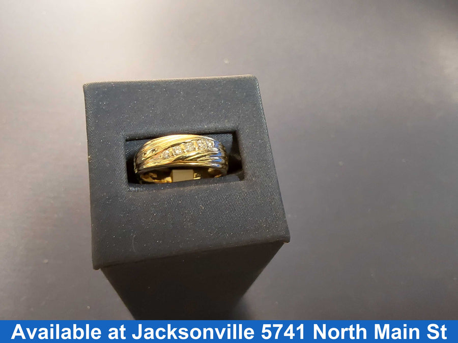 Ring - Wedding Band - Yellow Gold 14k (.585) 4.7 grams Size 8
