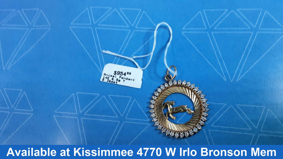 Pendant - Yellow Gold 14k (.585) 6.5 grams