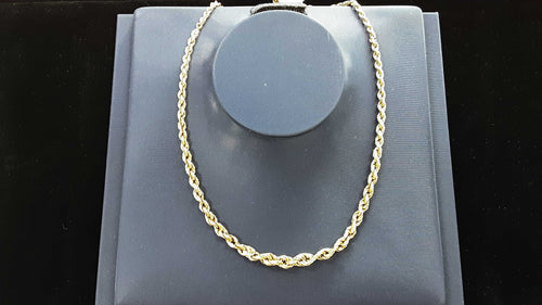 Rope Chain - Yellow Gold 14k (.585) 7.4 grams 19 inch