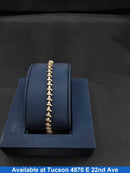 Tennis Bracelet - Yellow Gold 10k (.417) 9.7 grams 7 inch