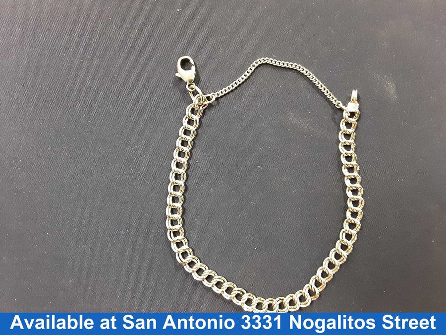 Bracelet - Silver 6.9 Grams 8 Inch