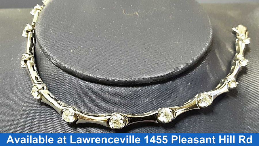 Bracelet - White Gold 14k (.585) 12.6 grams 7 inch