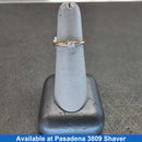 Women's Ring - Solitaire - Yellow Gold 10k (.417) 1.6 grams Size 7.5