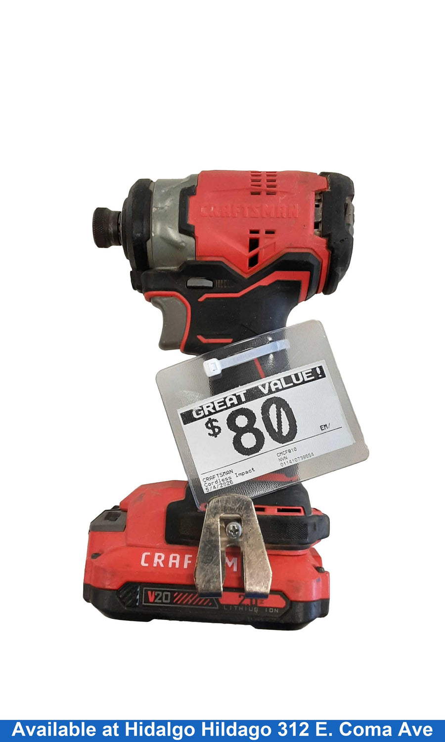 Craftsman Cmcf810 Red Cordless Impact Drill