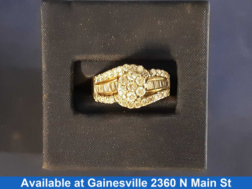 Women's Ring - Yellow Gold 10k (.417) 3.8 grams Size 7