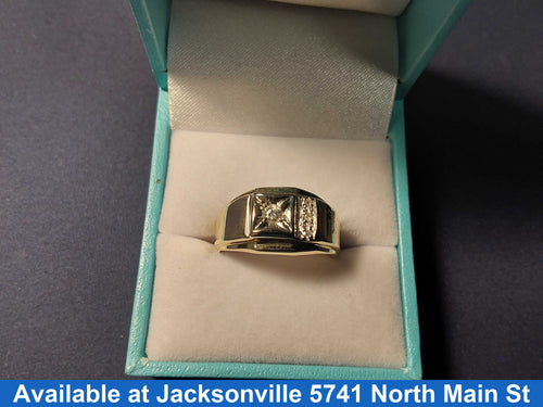 Men's Ring - Yellow Gold 10k (.417) 3.9 grams Size 8.5