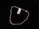 Rope Bracelet - Yellow Gold 14k (.585) 7.6 grams 9 inch