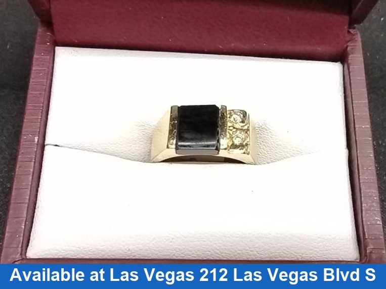 Men's Ring - Yellow Gold 14k (.585) 5.5 grams Size 20