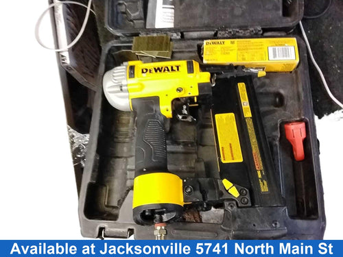 Dewalt Dwfp12233 Yellow Pneumatic Brad Nailer