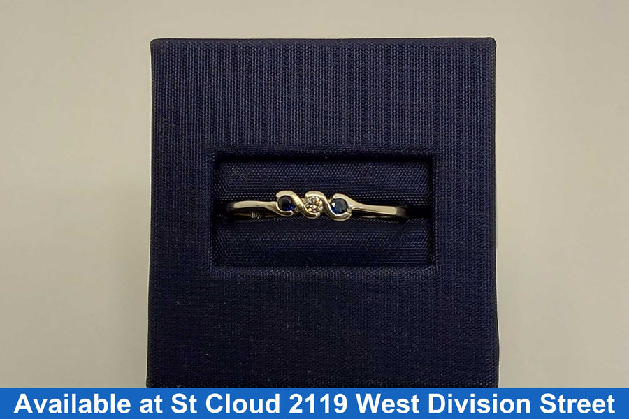 Women's Ring - White Gold 10k (.417) 1.38 grams Size 7