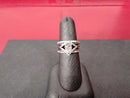 Ring - Wedding Set - White Gold 14k (.585) 7.96 grams Size 6.5