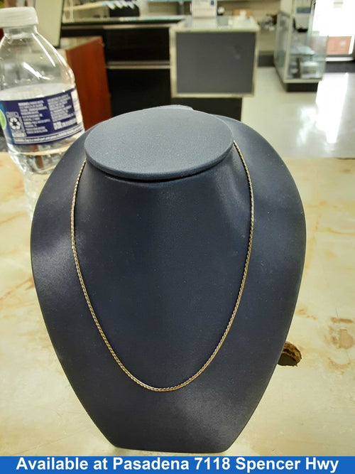 Box Chain - Yellow Gold 10k (.417) 4.6 grams 23 inch