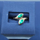 Women's Ring - Yellow Gold 18k (.750) 3.4 grams Size 8