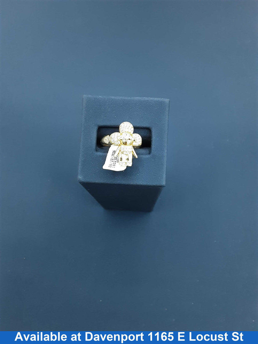 Women's Ring - Yellow Gold 14k (.585) 4.1 grams Size 7