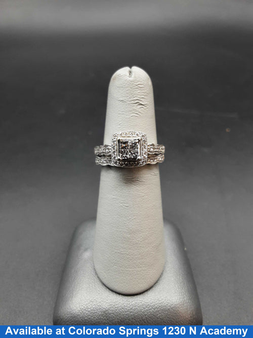 Women's Ring - White Gold 14k (.585) 6 grams Size 6